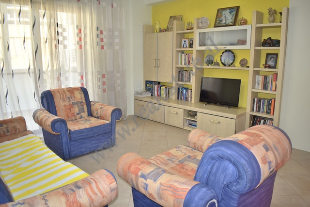 Two bedroom apartment for rent in Hysni Gerbolli Street in Tirana, Albania.
It is positioned on the